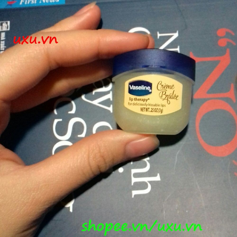 Sáp Dưỡng Môi 7g Vaseline Lip Therapy Creme Brulee Không Màu, Với uxu.vn Tất Cả Là Chính Hãng.