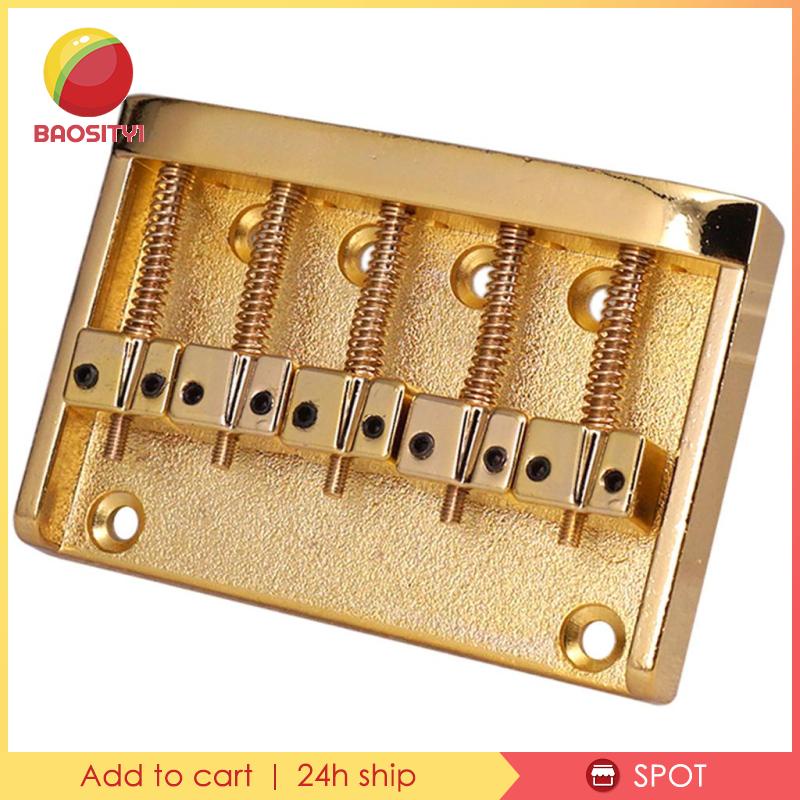 Set 1 Dây Đàn Guitar Bass 5 Dây Màu Vàng Thay Thế Tiện Dụng