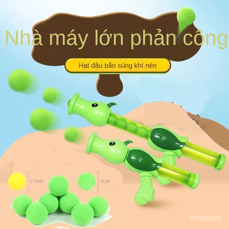 Súng Bắn Đạn Đồ Chơi Plants Vs Zombies Pea Mềm Dành Cho Trẻ Em Và Người Lớn