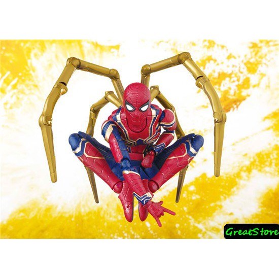 ( CHẤT, HÀNG CÓ SẴN ) MÔ HÌNH NHÂN VẬT IRON SPIDER FIGMA AVENGERS CỬ ĐỘNG ĐƯỢC