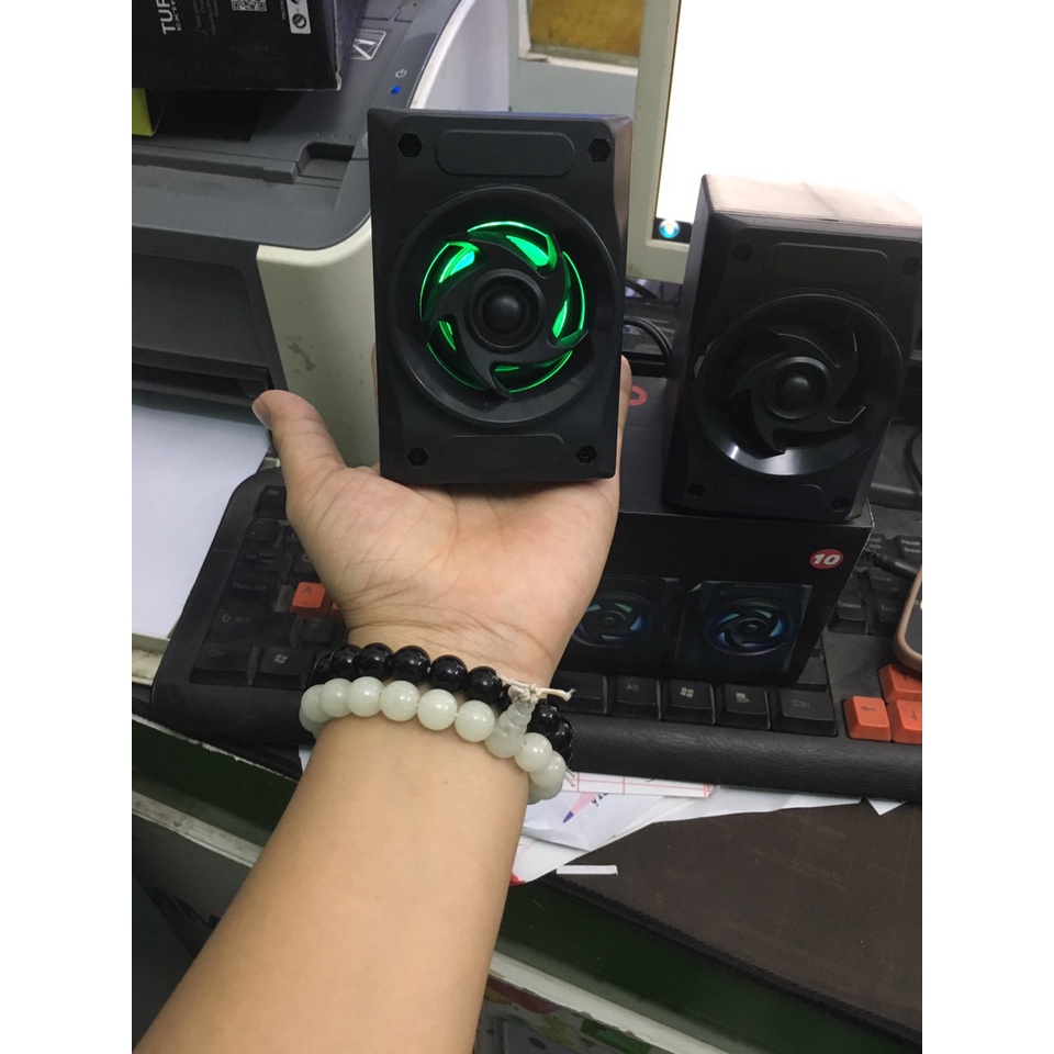 Loa máy tính 2.0 Turbox K21 có đèn led
