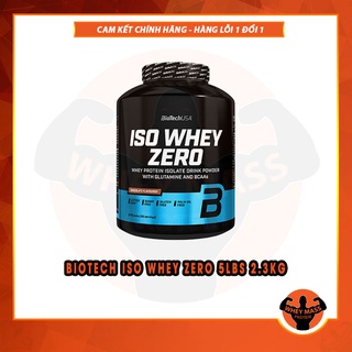 Biotech iso whey zero 5lbs 2.3kg - chính hãng 100% | sữa whey dinh dương tăng cơ phục hồi cơ bắp