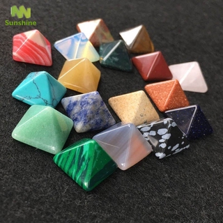 Bộ 7 Viên Đá Pha Lê Hình Kim Tự Tháp Độc Đáo