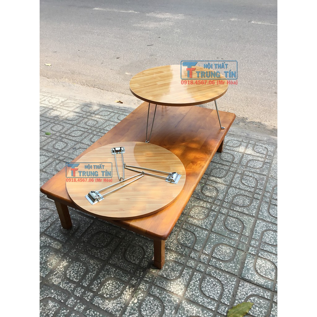 bàn xếp, tròn 60*60*30 cm và thảm | BigBuy360 - bigbuy360.vn