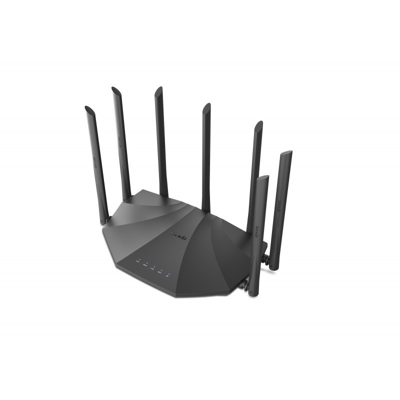 Phát Wifi Tenda AC23 Chính hãng (7 anten 6dBi, 2100Mpbs, 2 băng tần, Repeater, 3LAN 1Gbps). VI TÍNH QUỐC DUY
