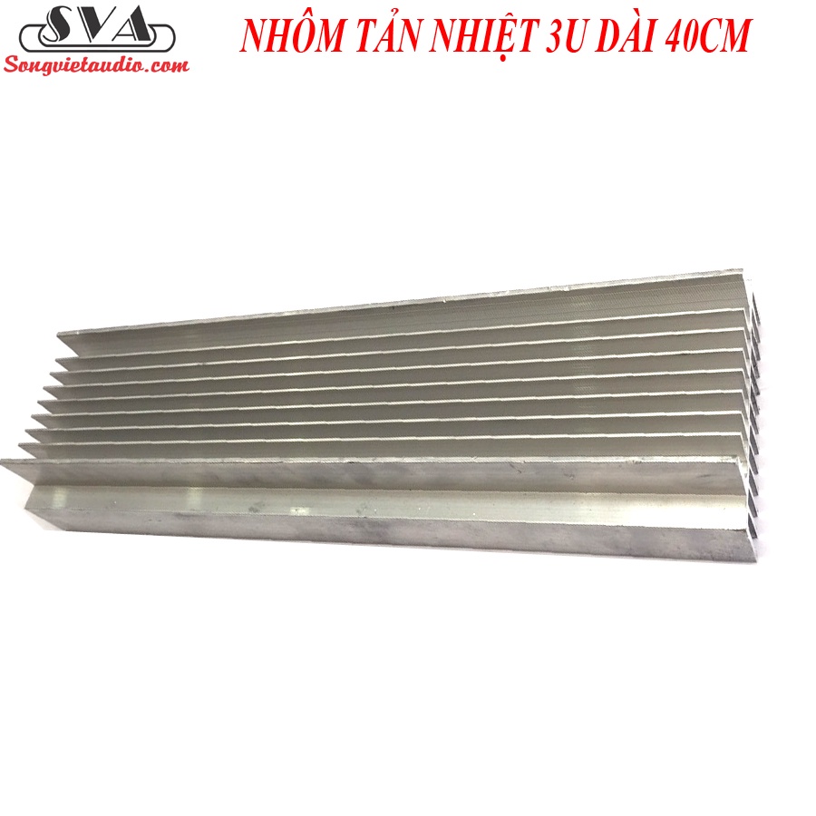 NHÔM TẢN NHIỆT 2 TẦNG SIZE 3U DÀI 40 CM