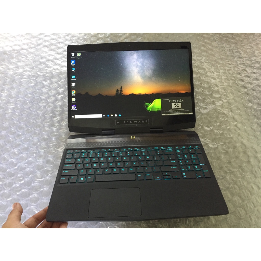 Laptop Dell Alienware M15 Cpu I7 8750H, Ram 16G, SSD 512G, VGA GTX 1660TI 6G, 15.6 Inch FHD.