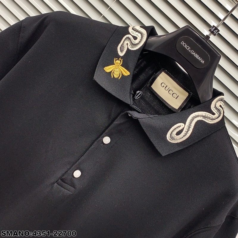 Áo Polo Nam Cổ Thêu Rắn Ong Chất Cotton Cá Sấu Cao Cấp PL06P