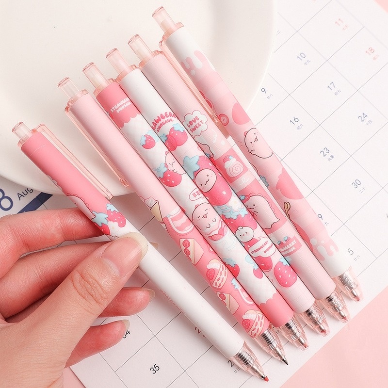 Bút Mực Nước Ngòi 0.5Mm Hình Khủng Long Dễ Thương