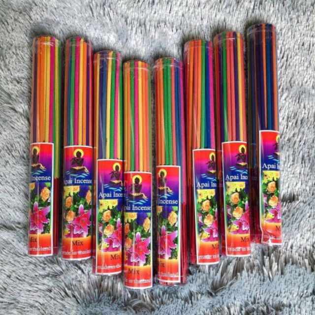 01 lốc gồm 8 bó Nhang Trầm Thơm APAI INCENSE Thái Lan