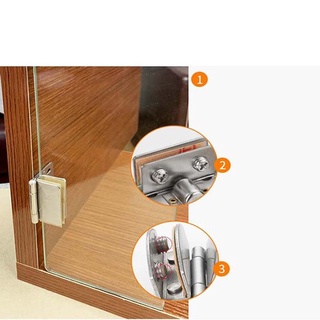 Bản Lề Cửa Kính Inox Chốt Bi - Gắn Kết Cố Định Cửa Kính Với Khung Cửa