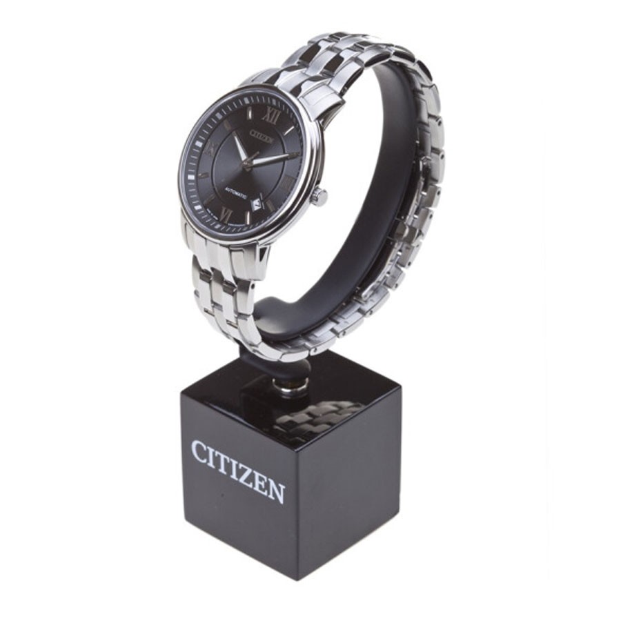 Đồng Hồ Nam Citizen Dây Thép Không Gỉ NB0010-59E - Mặt Đen (Sapphire)