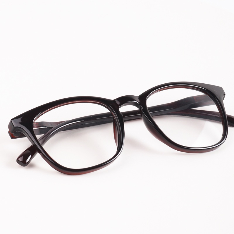 (YUZHU) +50°~+400° Mới Kính Đọc Sách Gọng Vuông Chống Ánh Sáng Xanh In Họa Tiết Da Báo Thời Trang Unisex