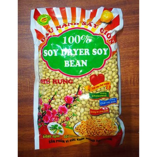 Đậu nành (đỗ tương) sấy giòn Phú Hưng gói 450g - 100% đậu nành tươi chọn lọc