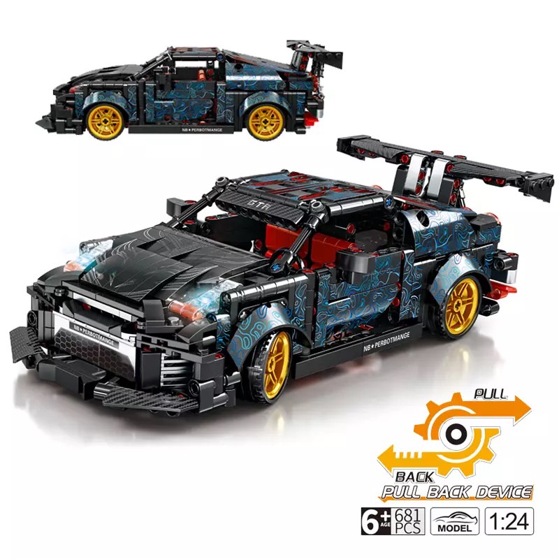 Bộ lắp ráp xếp hình Legoo xe đua thể thao 8203