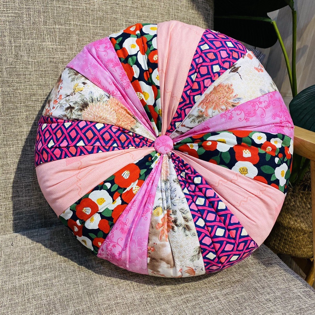 Gối trang trí 40x16cm - Trái bí màu sắc