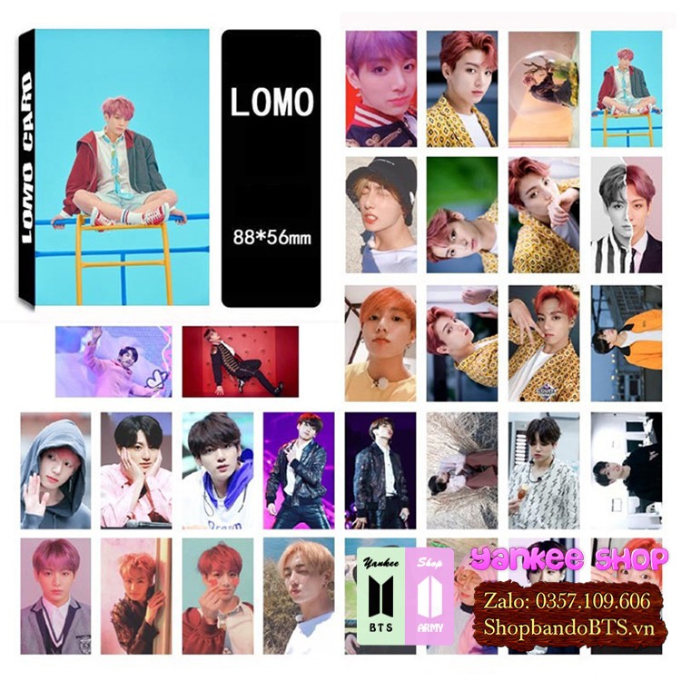 Lomo Card BTS Love Yourself Answer, Album Hình Ảnh Kpop 30 Tấm