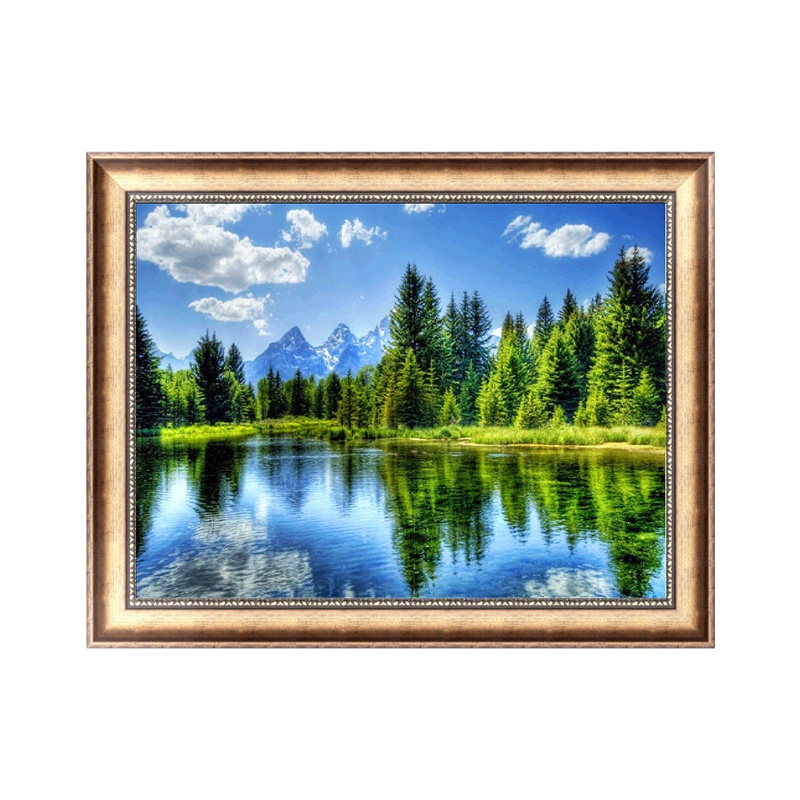 Bộ Tranh Đính Đá 5D Tự Làm Hình Phong Cảnh Đẹp Mắt