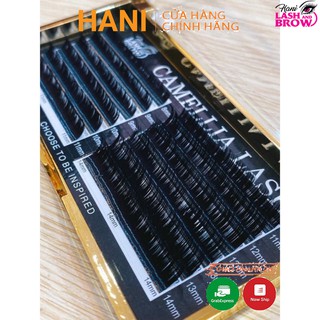Lông mi khay sole Camellia - Lông mi nối cao cấp siêu đen - Hani Lash