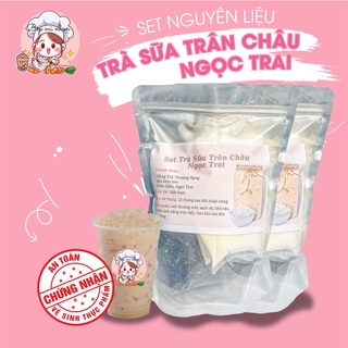 Set Nguyên Liệu Trà Sữa Trân Châu Ngọc Trai (42 - 45ly) - NGUYÊN LIỆU BẾP MI NHON