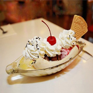 [FreeShip Extra] Bộ 6 Ly Kem thuyền Alaska Banana Split Dish Ocean – P00116 – 350ml