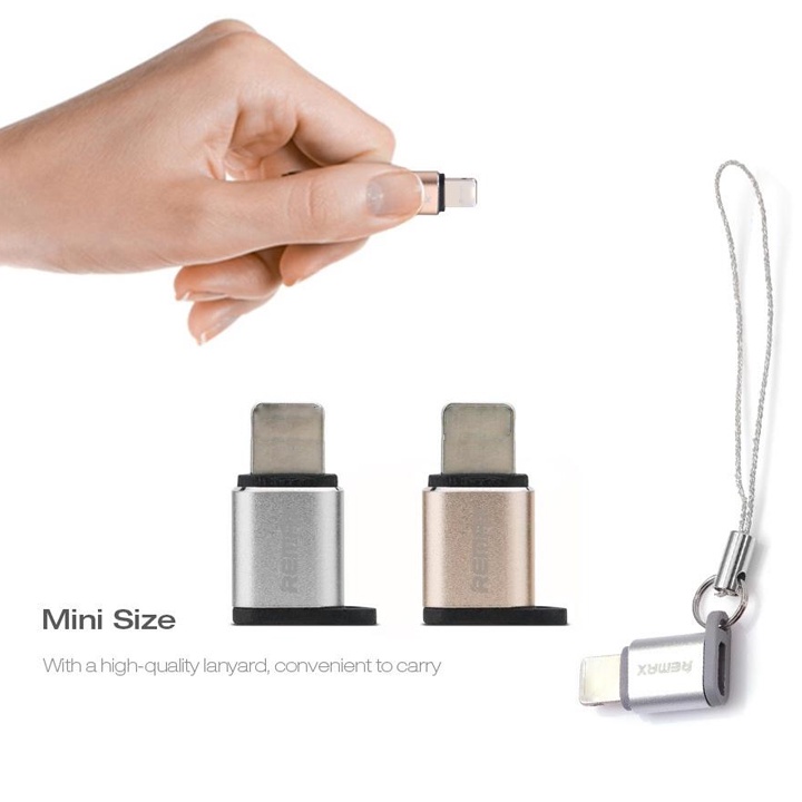 Đầu chuyển Remax RA-USB2 từ Micro USB sang iP (ai-Phôn)