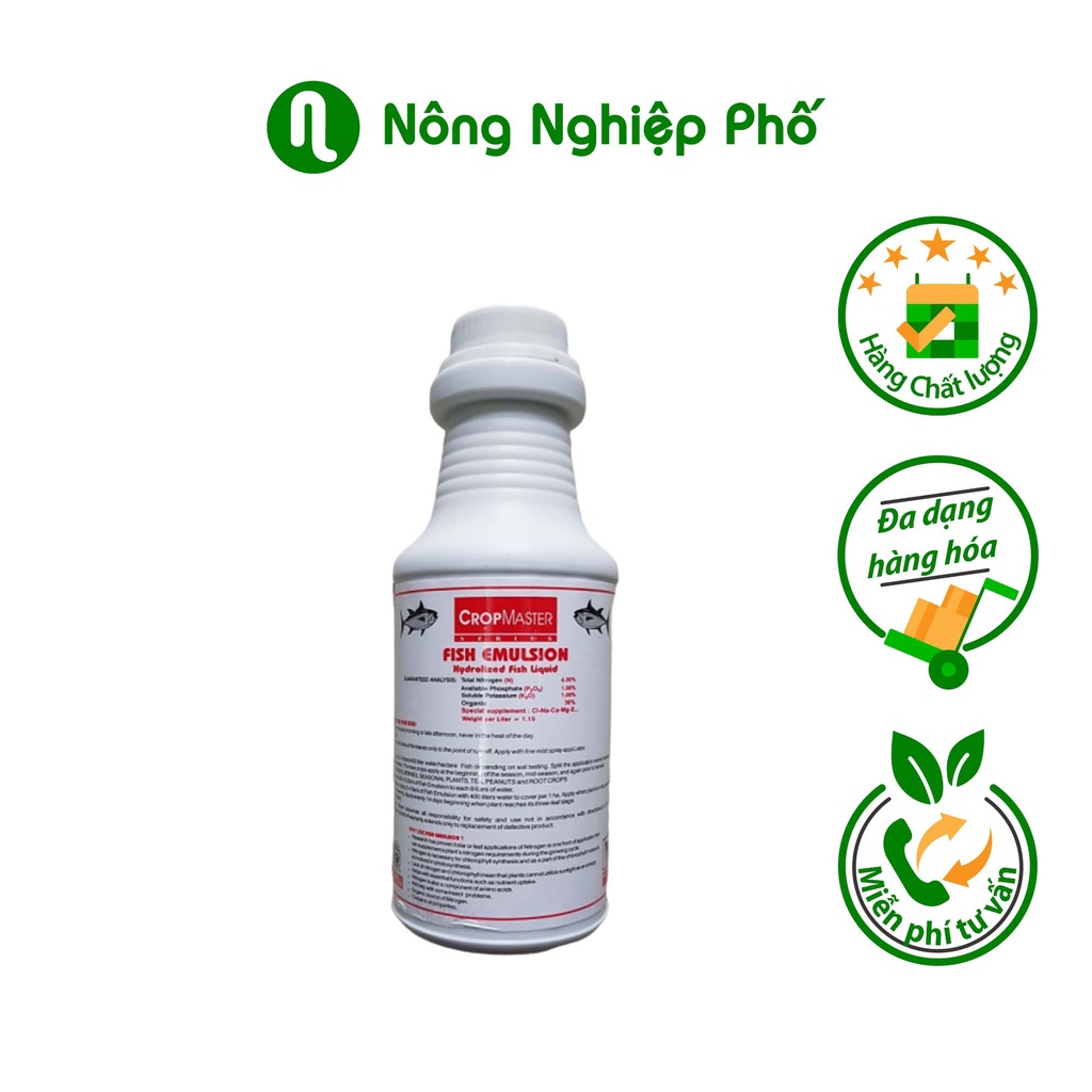 CHAI 250 ML - DUNG DỊCH ĐẠM CÁ THỦY PHÂN ĐẬM ĐẶC FISH ELMUSION