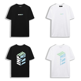 Áo thun nam inf gradient logo đt 2 màu, chất vải cotton co giãn form regular at010305, somehow,