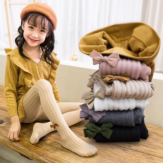 Quần tất len gân bé gái đại