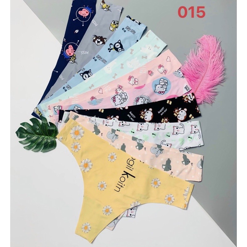 [Mã 12FASHIONSALE1 giảm 10K đơn 50K]  Quần Lót Đúc Su Lọt Khe Họa Tiết Không Đường May 013 | BigBuy360 - bigbuy360.vn