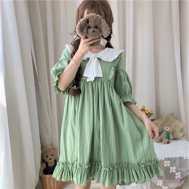 Đầm babydoll lolita bánh bèo