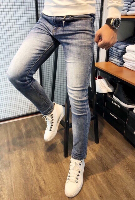 Quần jean nam,quần bò hàn quốc cao cấp phong cách thể thao TCS 9999 | BigBuy360 - bigbuy360.vn