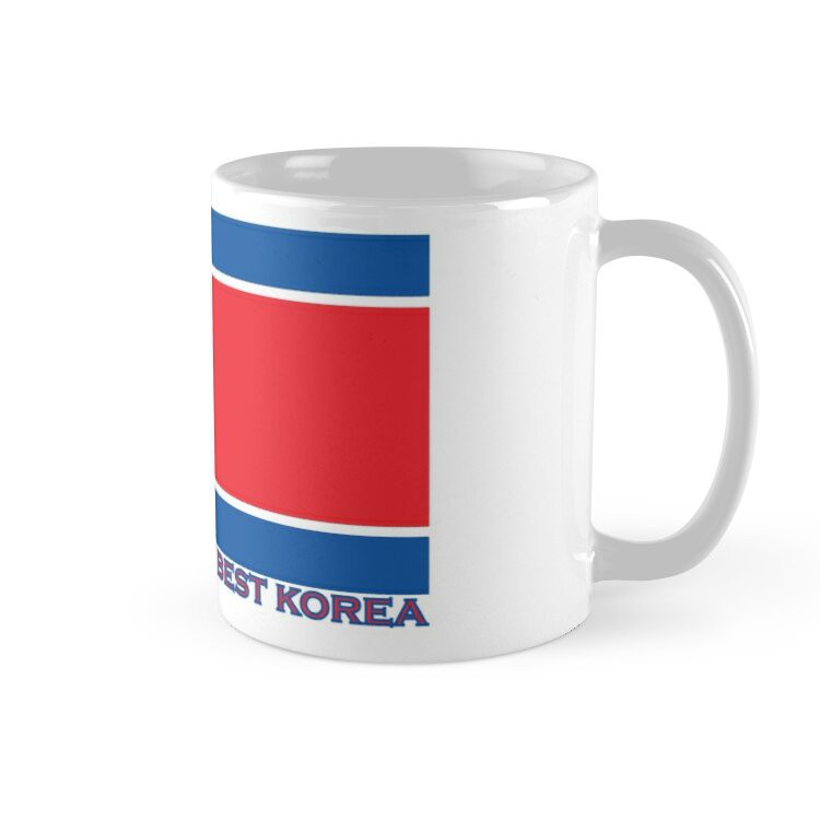 [Món quà] Cốc Sứ In Hình -Bắc Triều Tiên là tốt nhất Hàn Quốc-HT43-2020-255- [Hấp Dẫn]