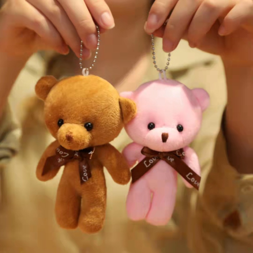 Gấu Teddy Nhồi Bông Mini Dễ Thương Dùng Bó Hoa