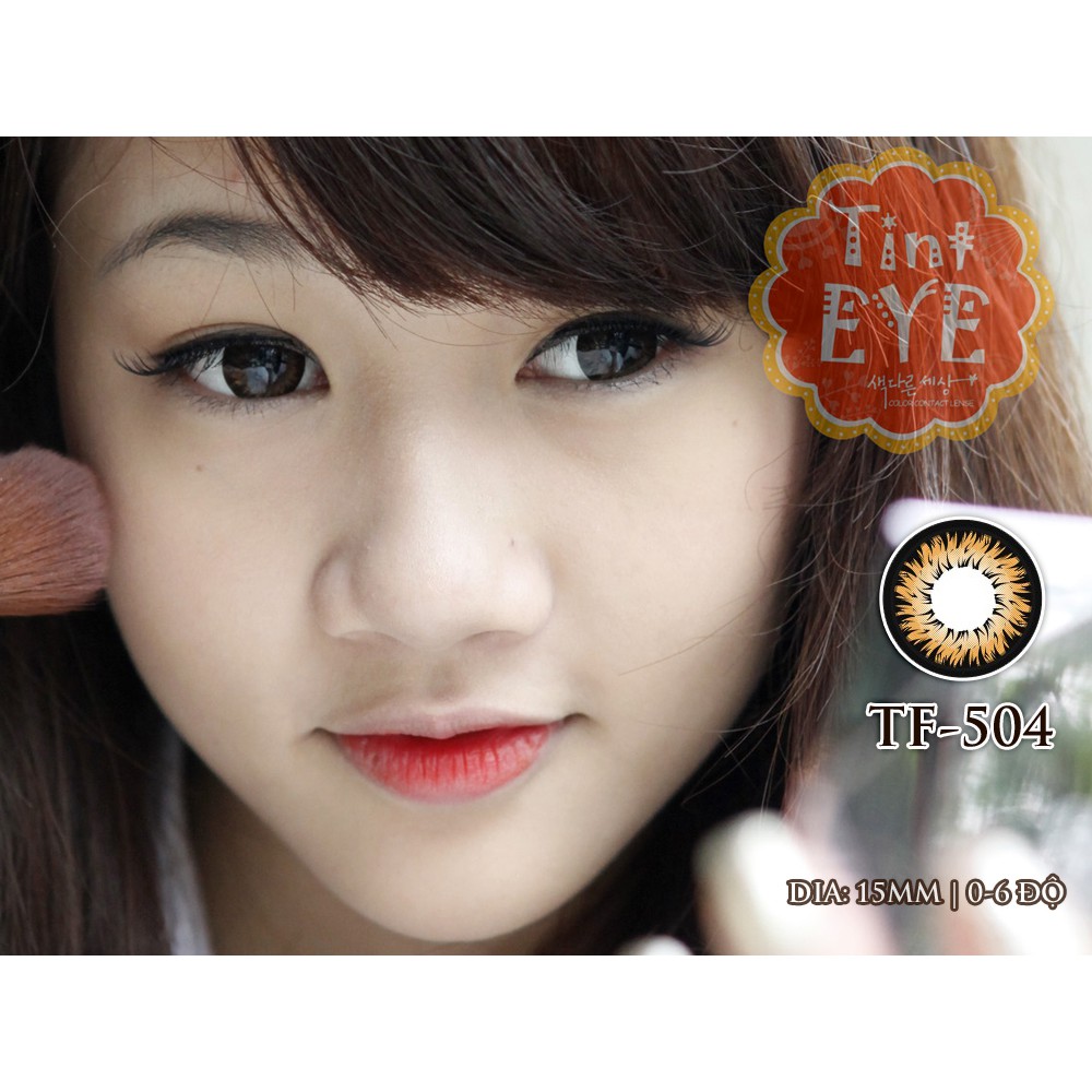 99k/đôi 3 Mẫu Nâu Tự Nhiên Giãn Tròng Tinteye Lens Full 0-8 Độ