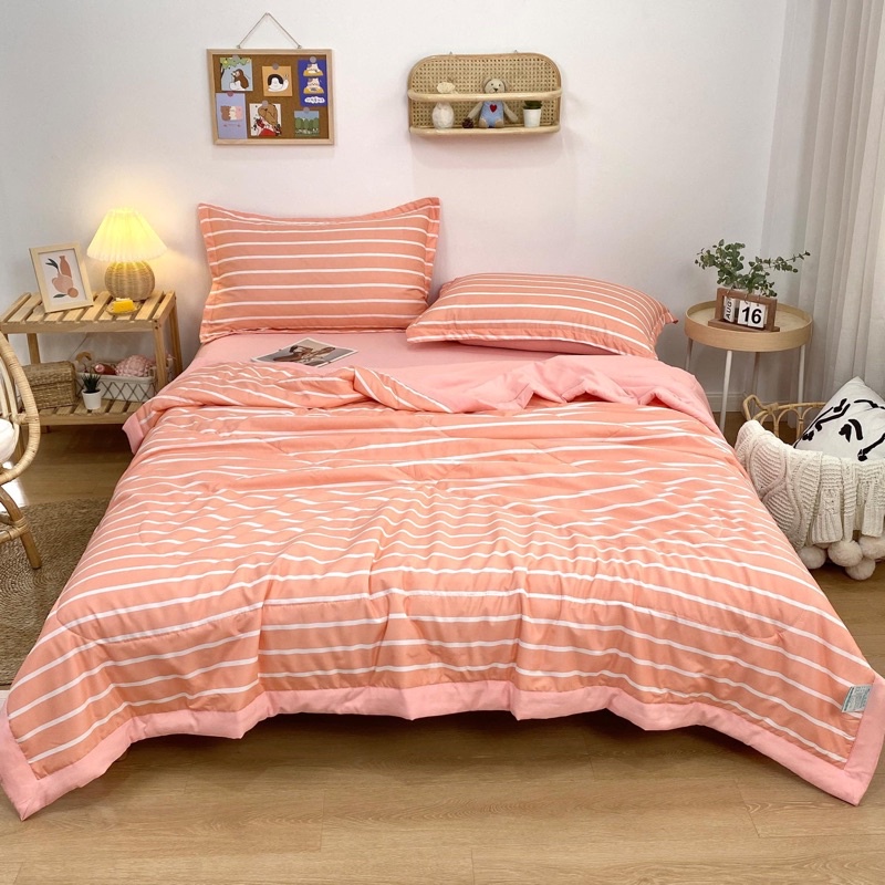 Bộ chăn ga gối Cotton Đũi chăn chần bông mùa hè MÂY BEDDING | WebRaoVat - webraovat.net.vn