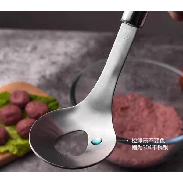 THÌA LÀM MỌC VÀ THỊT VIÊN BẰNG INOX 304 SIÊU TIỆN LỢI