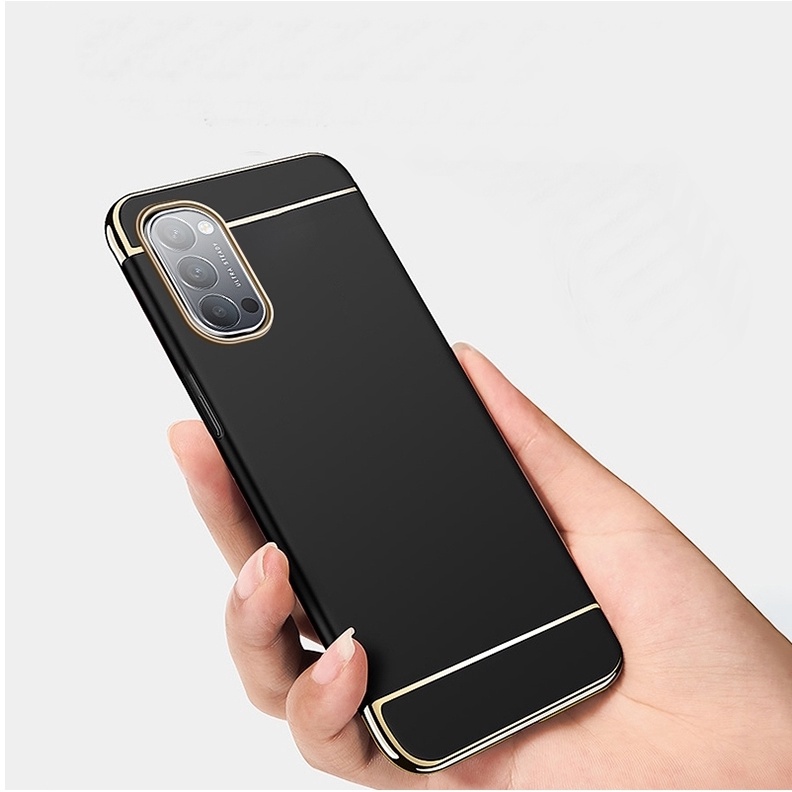 ỐP LƯNG 3 MẢNH CHO OPPO RENO 5 CAO CẤP