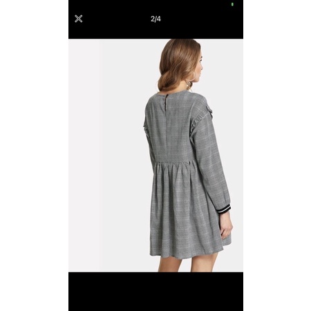 SHEIN đầm caro babydoll size L