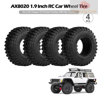 Set 4 Bánh Xe Thay Thế Cho Xe Mô Hình Traxxas Tf2 Redcat Rc4Wd Tamiya Scx10 D90 Hpi Crawler 1/10 Ax8020 1.9 Inch