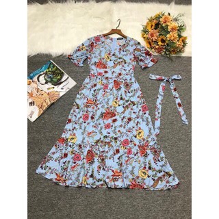 Đầm maxi tơ hoa size M,L,XL giá 190K