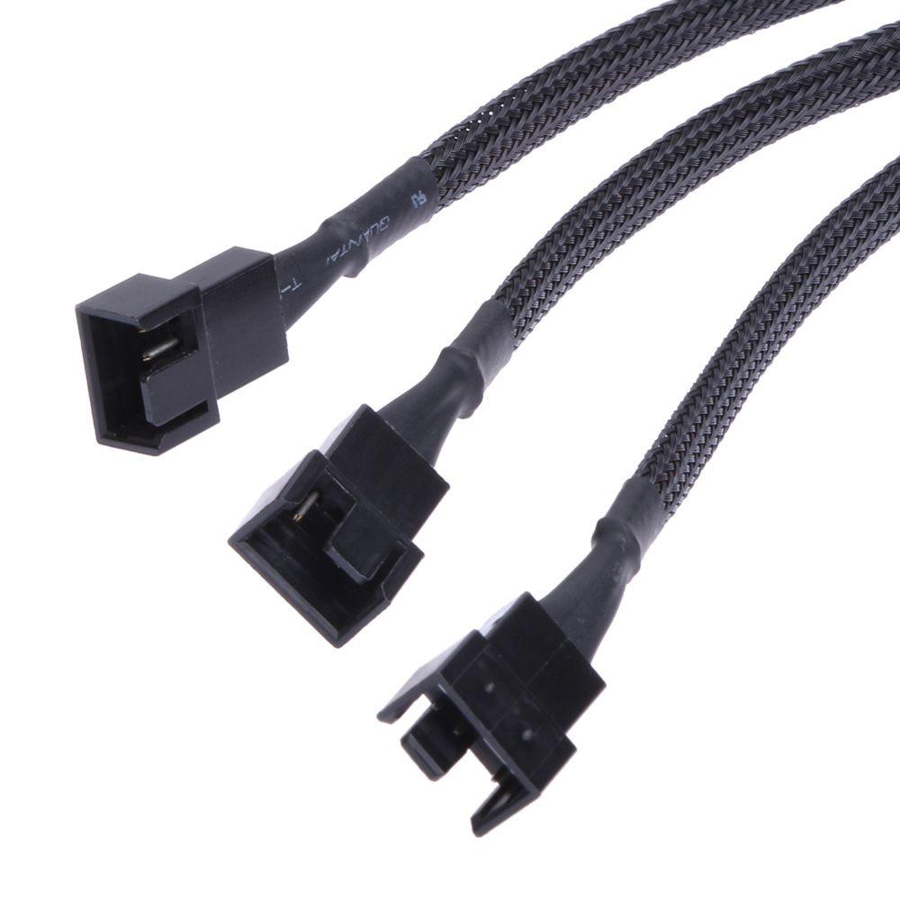 Dây Cáp Nối Dài 4 Pin Màu Đen Dành Cho Quạt Tản Nhiệt CPU PWM 4 Pin CPU PWM