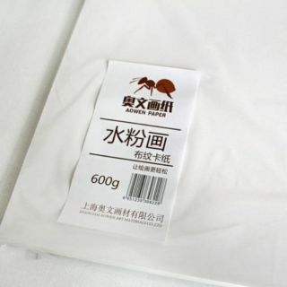 Giấy vẽ Gouache Aowen 600gsm