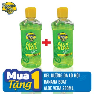 Combo 2 Gel Banana Boat Dưỡng Da Lô Hội 230G