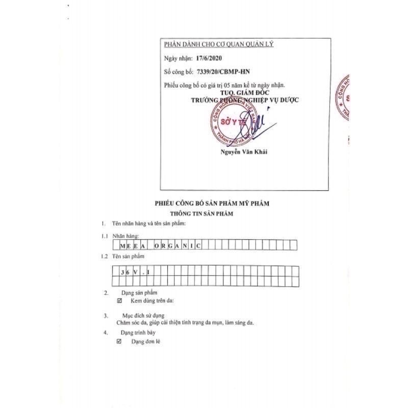 Sữa rửa mặt nhân sâm 36 vị ngăn ngừa mụn, loại bỏ tế bào chết chính hãng MeeA Organic