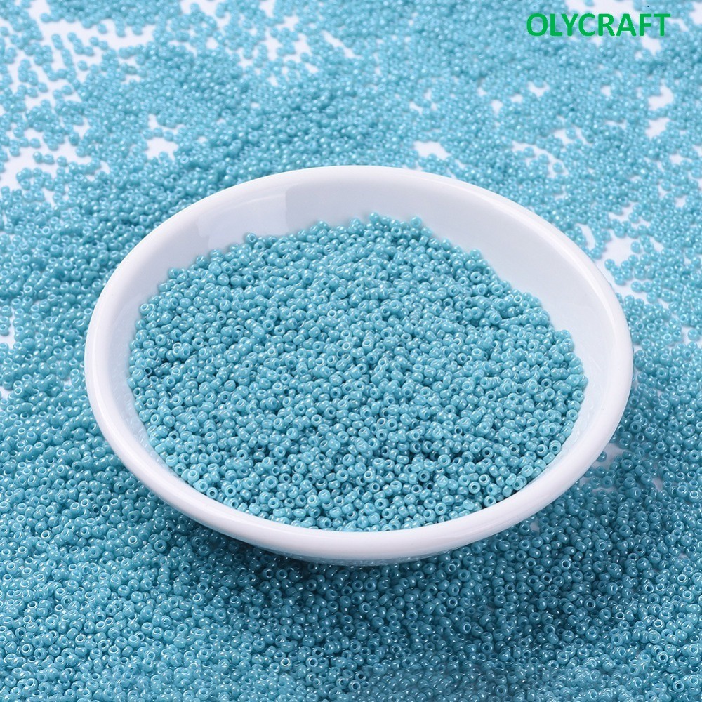 Set 11000 hạt xâu chuỗi Olycraft 10g 2x1.3mm 11/0 lỗ 0.8mm dùng làm trang sức
