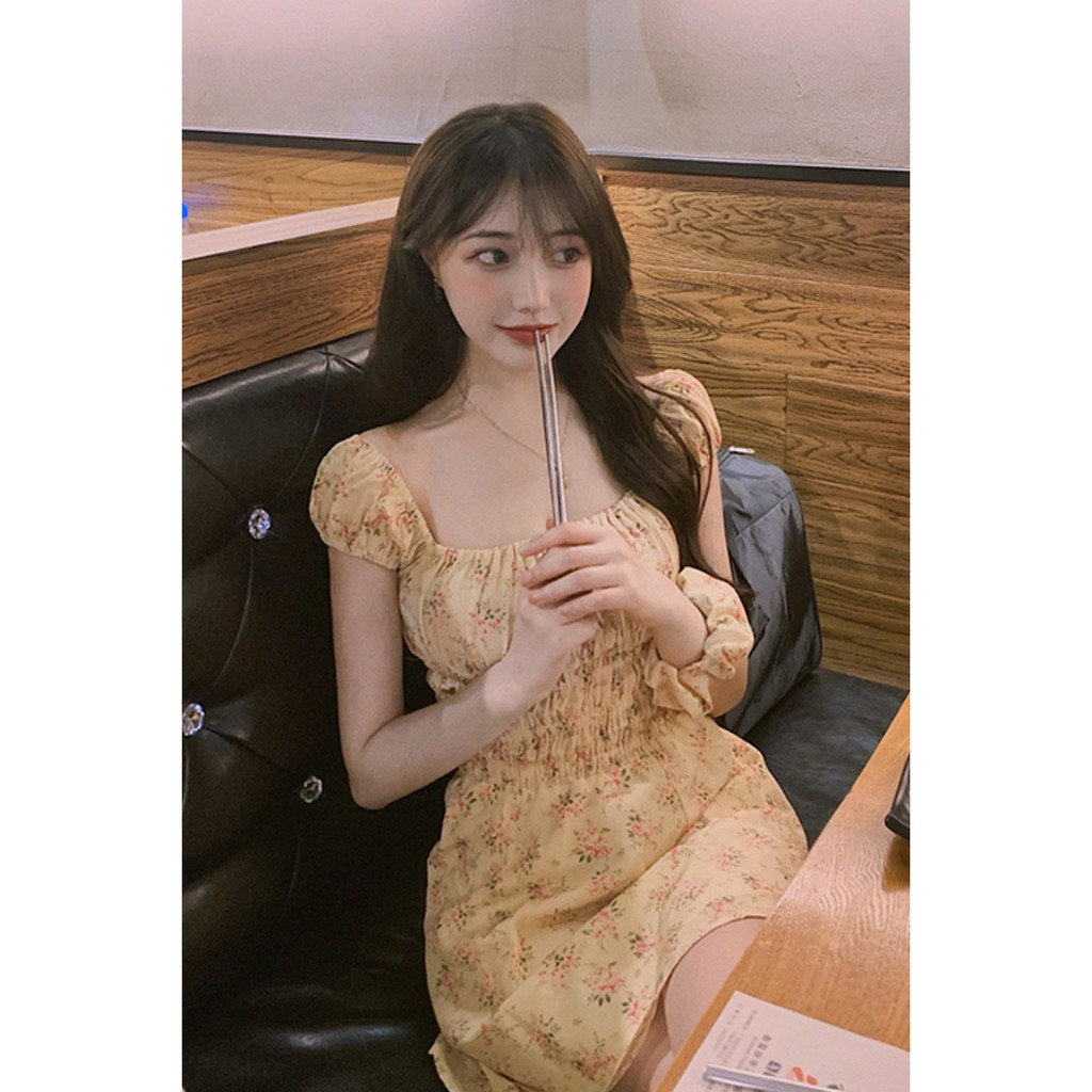 [SIÊU RẺ]Váy hoa nhỏ kiểu Pháp mùa hè 2020[Sẵn]