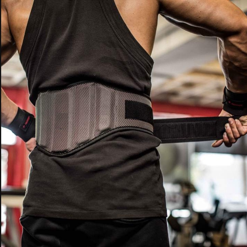 ĐAI LƯNG MỀM HỖ TRỢ TẬP GYM VALEO BẢN 19.5CM THIẾT KẾ LỤC GIÁC ÔM TRỌN LƯNG