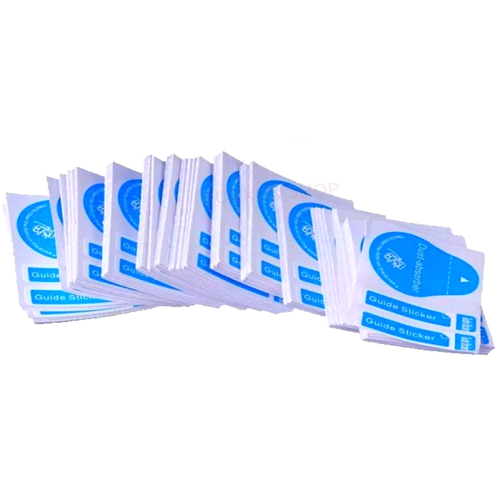Miếng dính bụi màn hình - Miếng dán lấy bụi khi dán kính cường lực điện thoại ( 1 Bộ ) - Lấy sạch bụi trên màn hình
