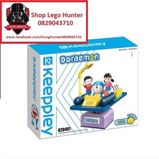 Keeppley 20401 bộ đồ chơi lắp ráp Cỗ máy thời gian của Chú mèo máy thông minh Doraemon